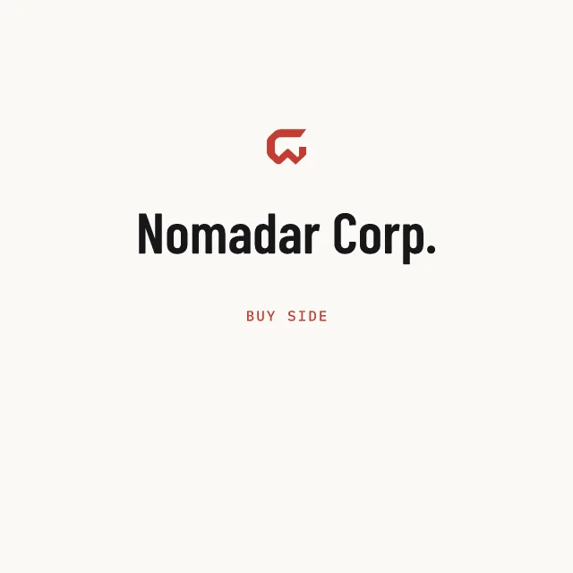 Buy side: Nomadar Corp.
