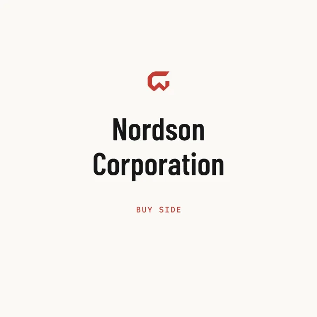 Buy side: Nordson Corporation