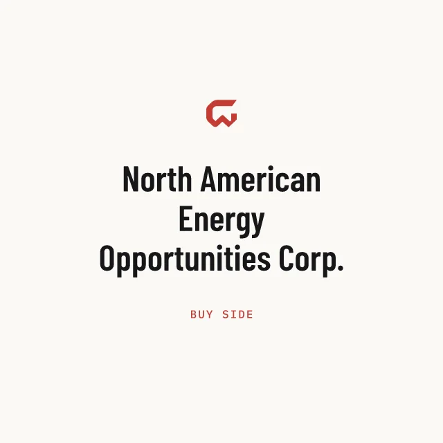 Buy side: North American Energy Opportunities Corp.