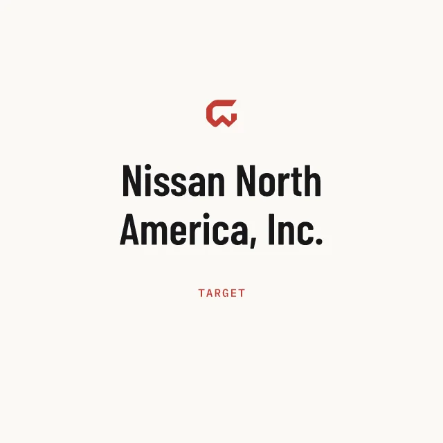 Target: Nissan North America, Inc.