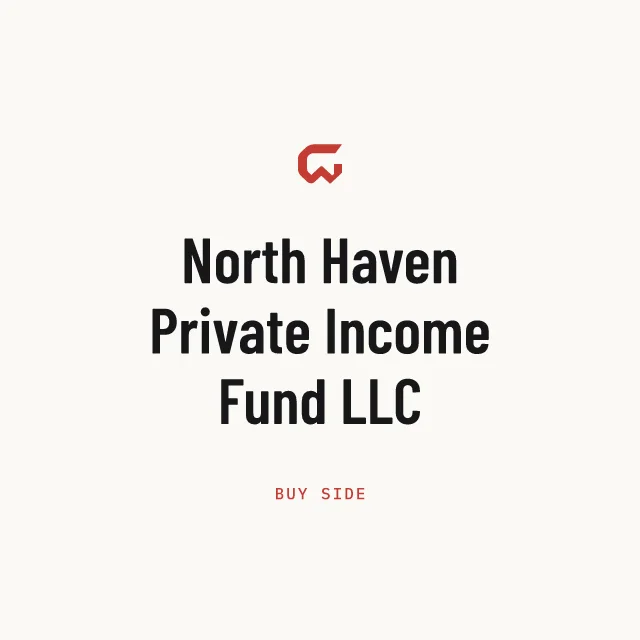 Buy side: North Haven Private Income Fund LLC