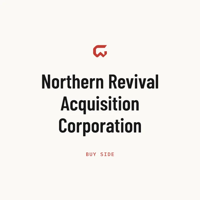 Buy side: Northern Revival Acquisition Corporation