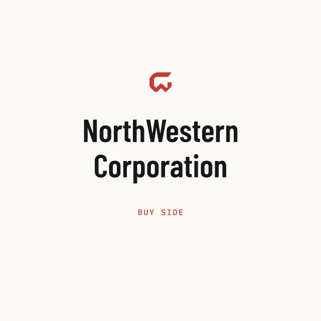 Buy side: NorthWestern Corporation