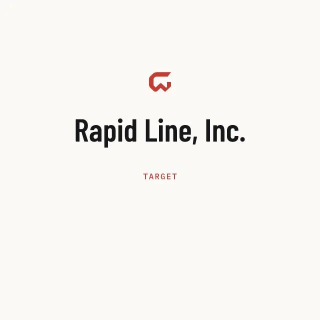 Target: Rapid Line, Inc.