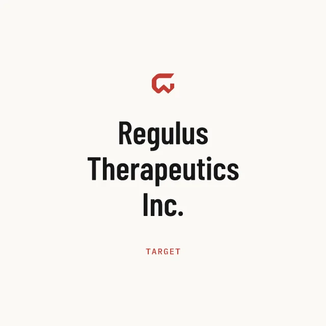 Target: Regulus Therapeutics Inc.