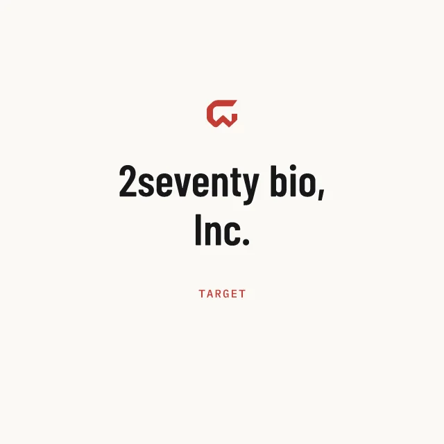Target: 2seventy bio, Inc.