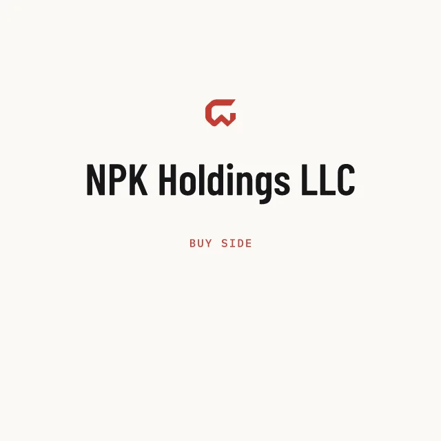 Buy side: NPK Holdings LLC