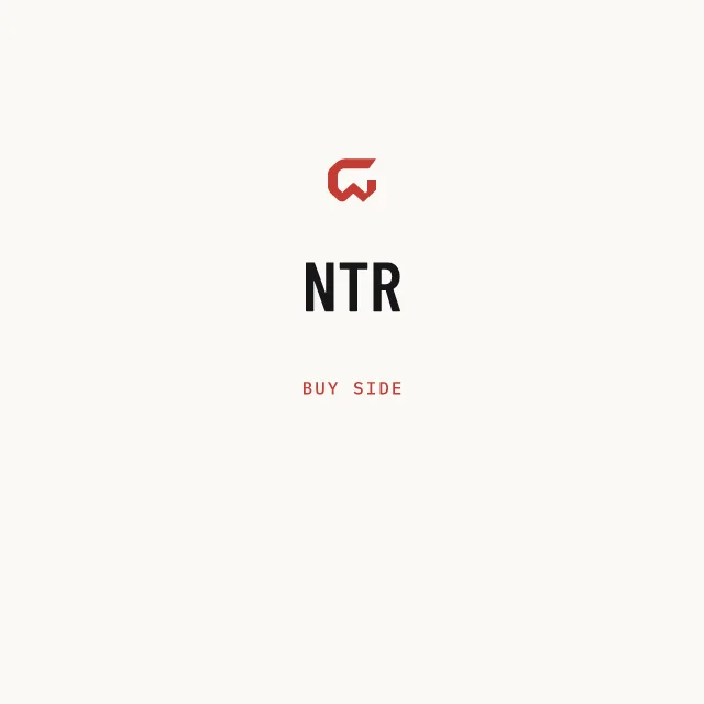Buy side: NTR
