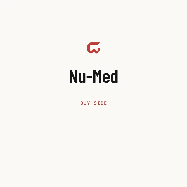 Buy side: Nu-Med