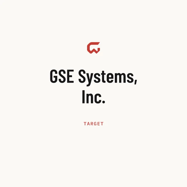Target: GSE Systems, Inc.
