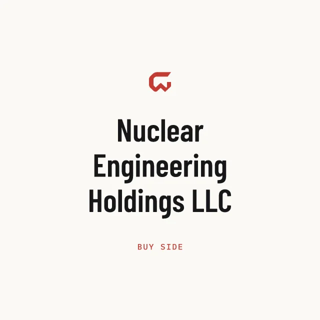 Buy side: Nuclear Engineering Holdings LLC