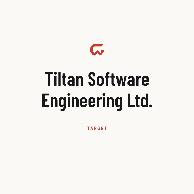 Target: Tiltan Software Engineering Ltd.