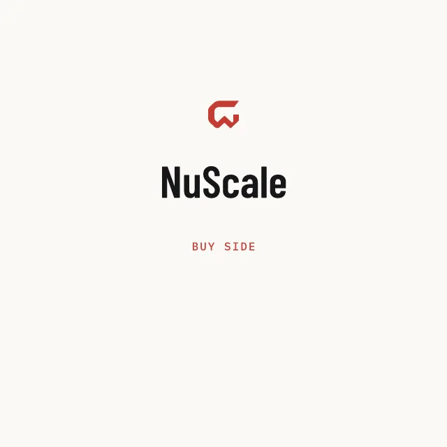 Buy side: NuScale