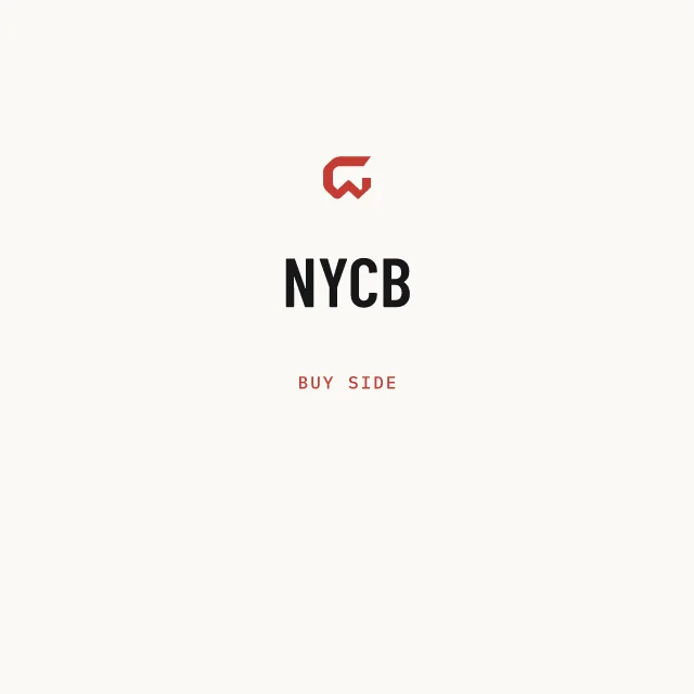 Buy side: NYCB
