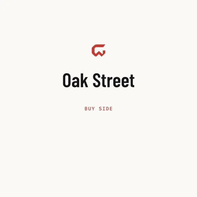 Buy side: Oak Street