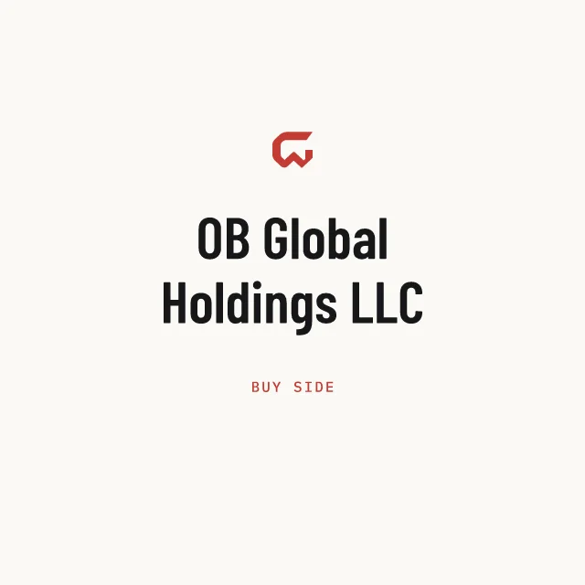Buy side: OB Global Holdings LLC