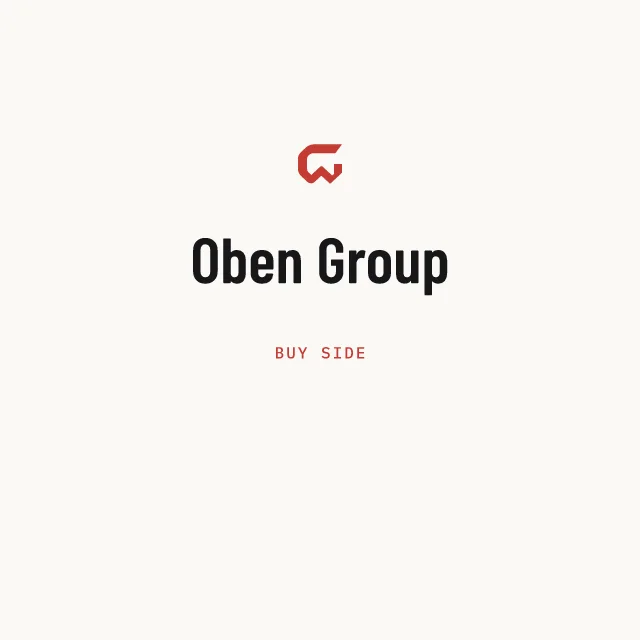 Buy side: Oben Group