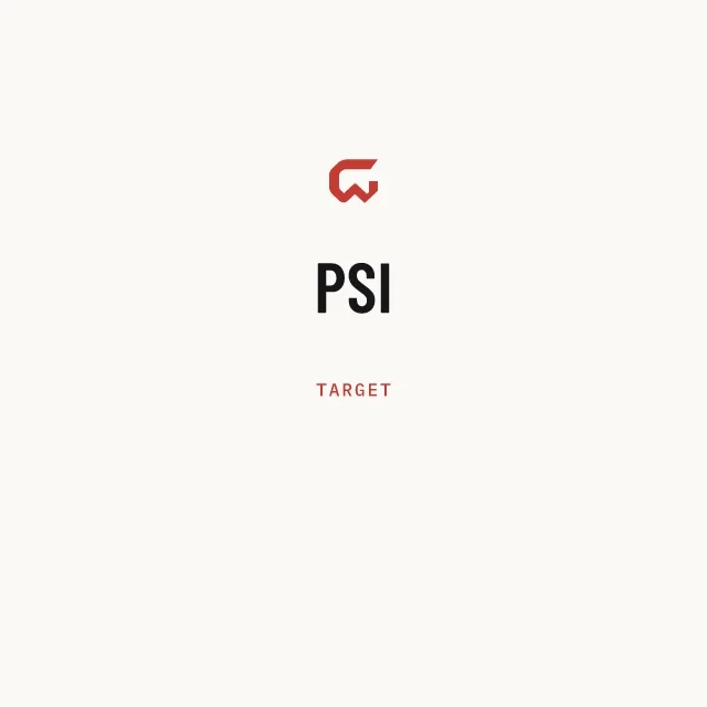 Target: PSI