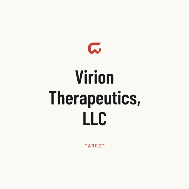 Target: Virion Therapeutics, LLC