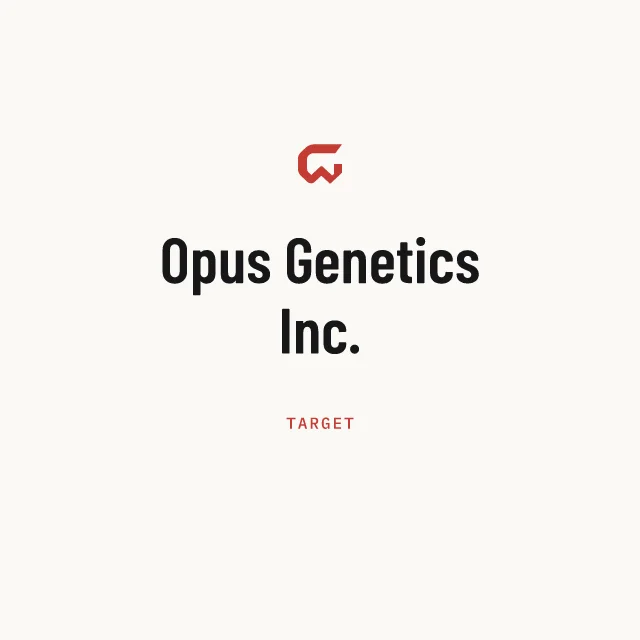 Target: Opus Genetics Inc.