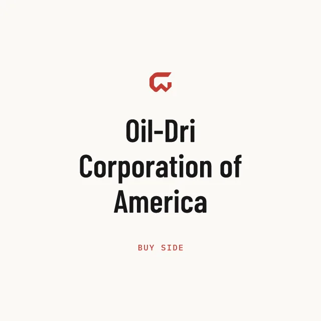 Buy side: Oil-Dri Corporation of America