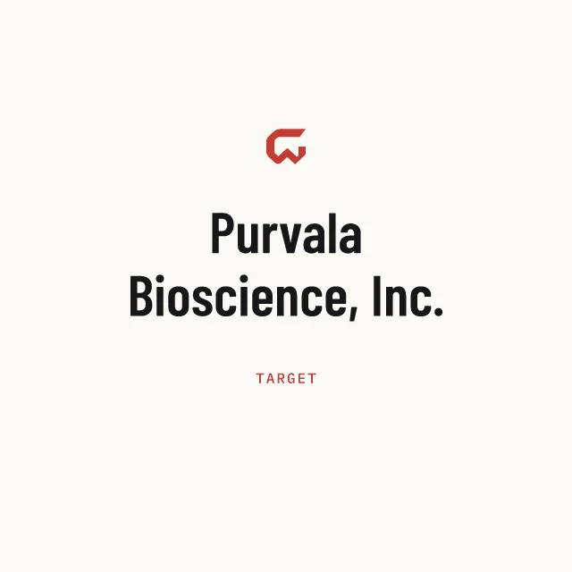 Target: Purvala Bioscience, Inc.
