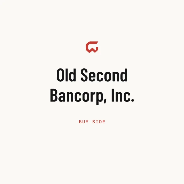 Buy side: Old Second Bancorp, Inc.