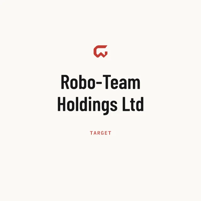 Target: Robo-Team Holdings Ltd