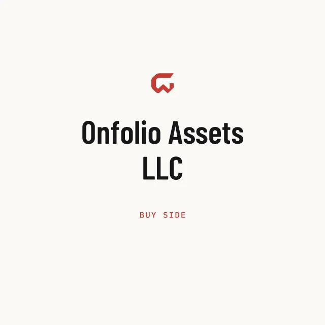 Buy side: Onfolio Assets LLC