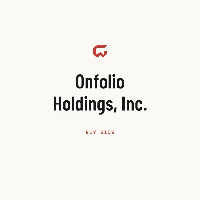 Buy side: Onfolio Holdings, Inc.