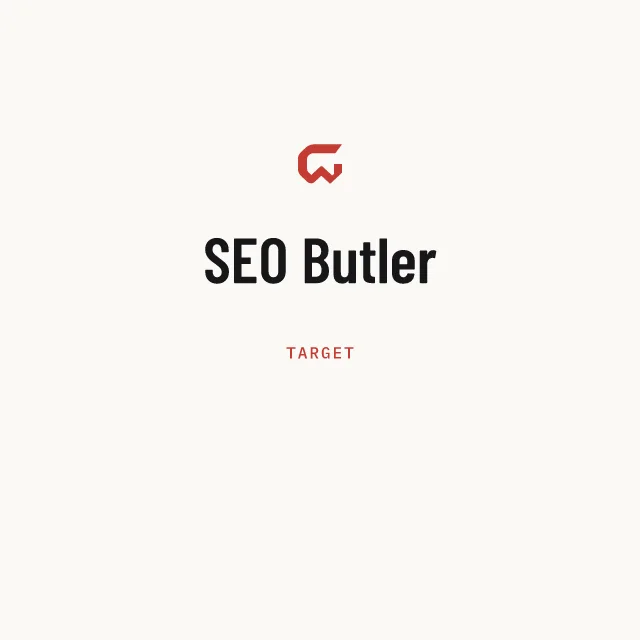 Target: SEO Butler
