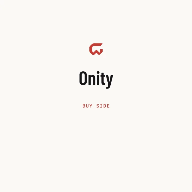 Buy side: Onity