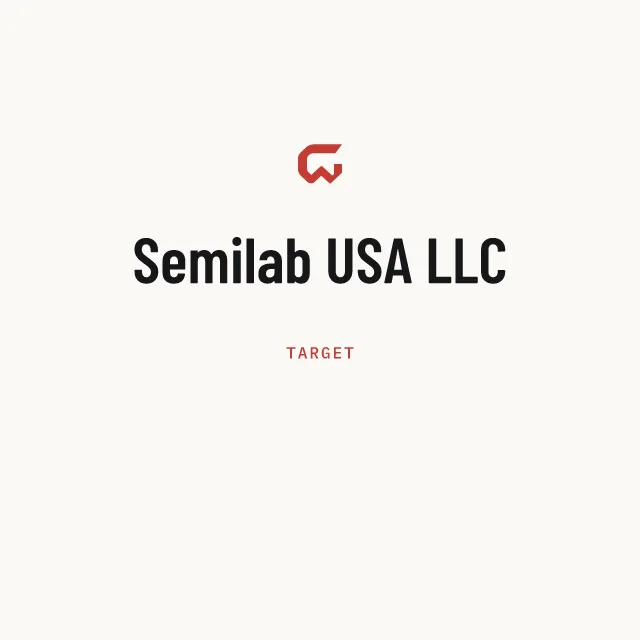 Target: Semilab USA LLC