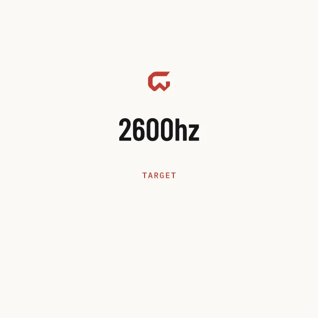 Target: 2600hz