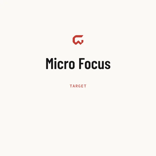 Target: Micro Focus