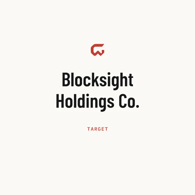 Target: Blocksight Holdings Co.