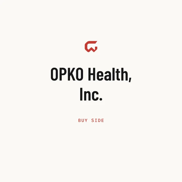 Buy side: OPKO Health, Inc.