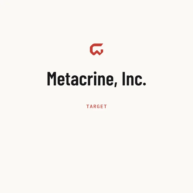 Target: Metacrine, Inc.