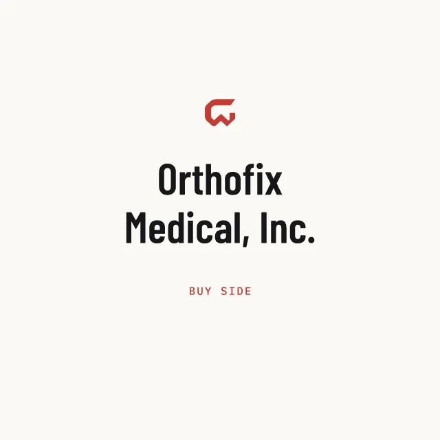 Buy side: Orthofix Medical, Inc.