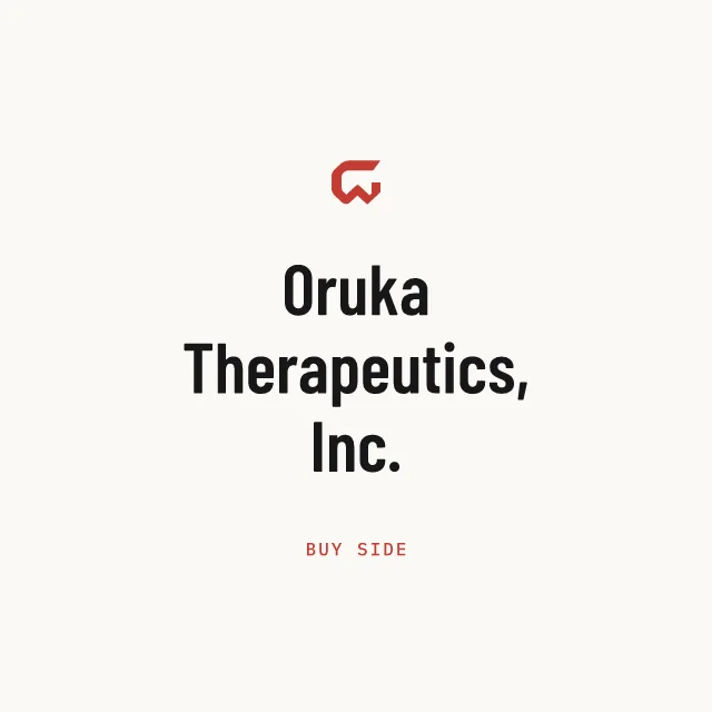 Buy side: Oruka Therapeutics, Inc.