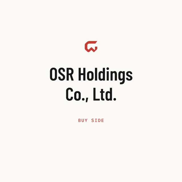 Buy side: OSR Holdings Co., Ltd.
