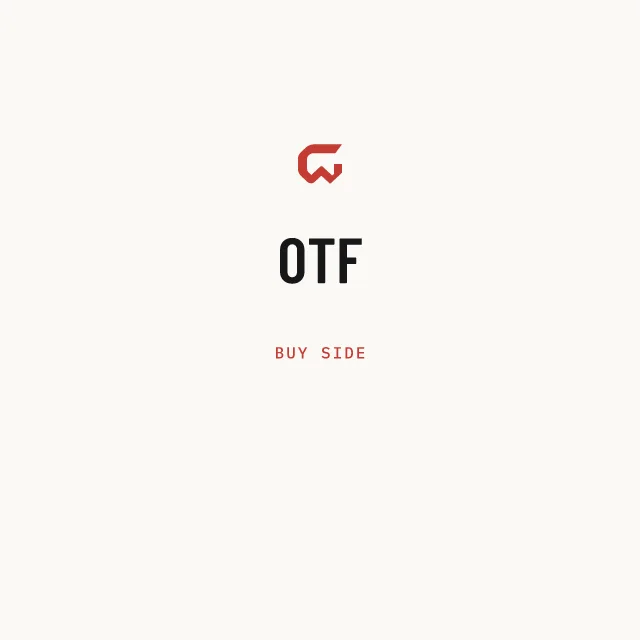 Buy side: OTF