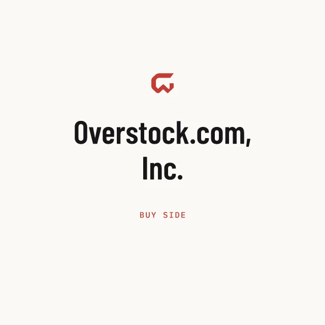 Buy side: Overstock.com, Inc.