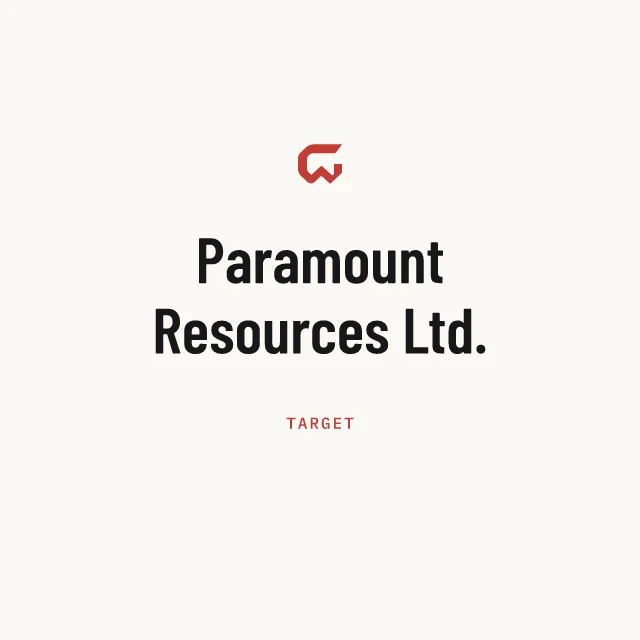 Target: Paramount Resources Ltd.