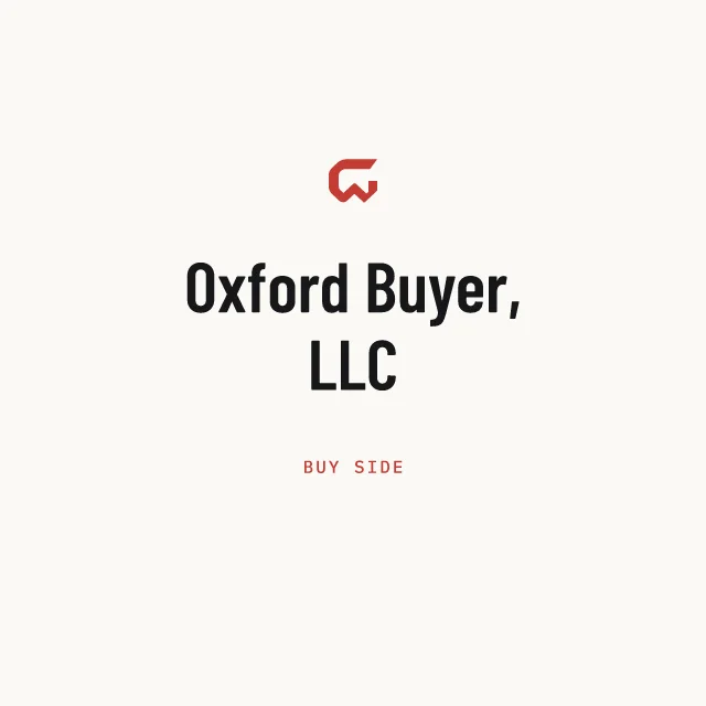 Buy side: Oxford Buyer, LLC