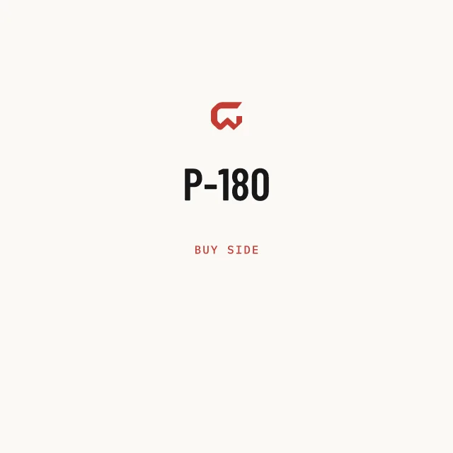 Buy side: P-180