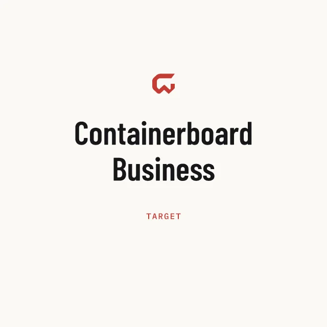 Target: Containerboard Business