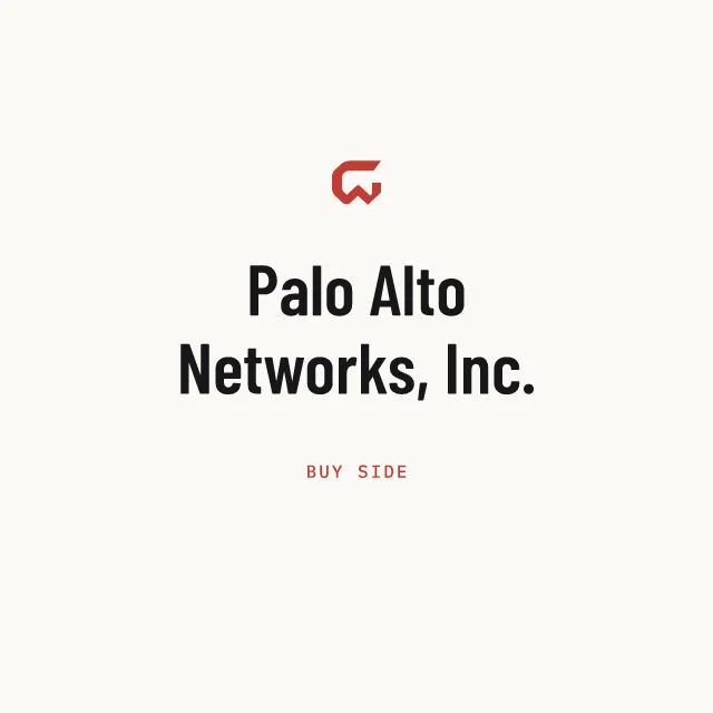 Buy side: Palo Alto Networks, Inc.