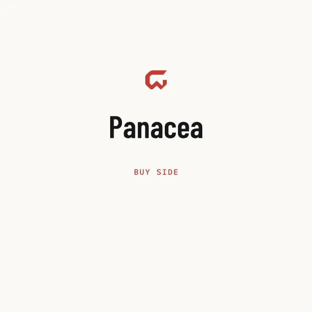Buy side: Panacea