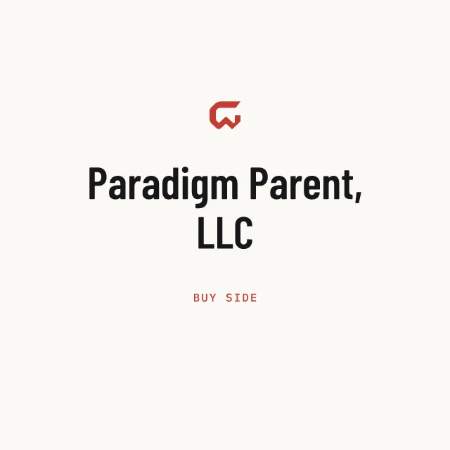 Buy side: Paradigm Parent, LLC